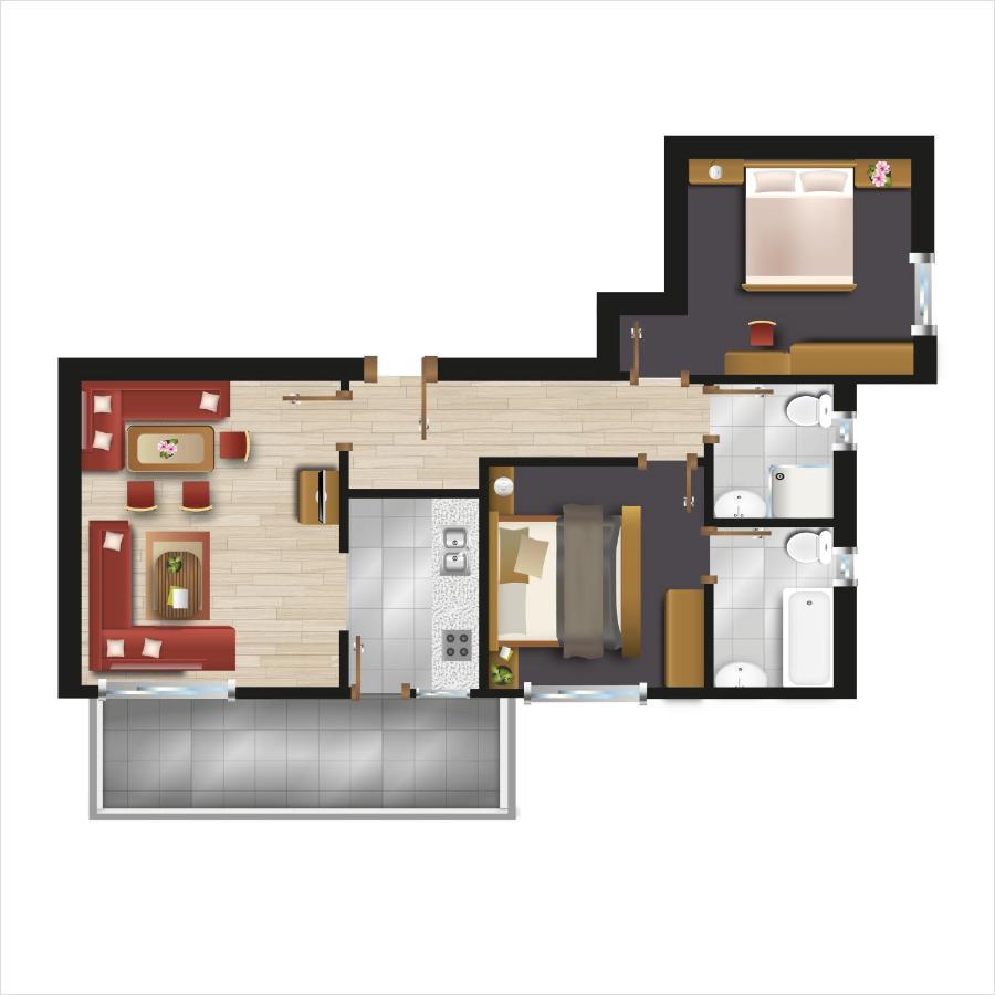 Appartements Daisy Serfaus Exterior foto